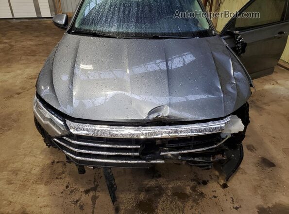 3VWC57BU8MM033934 2021 VOLKSWAGEN JETTA Серый Вид задней части салона