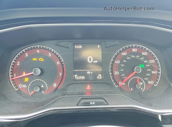 3VWC57BU9MM003776 2021 VOLKSWAGEN JETTA Белый Вид щитка приборов