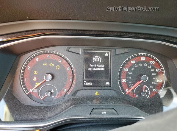 3VWC57BUXMM066921 2021 VOLKSWAGEN JETTA Черный Вид щитка приборов