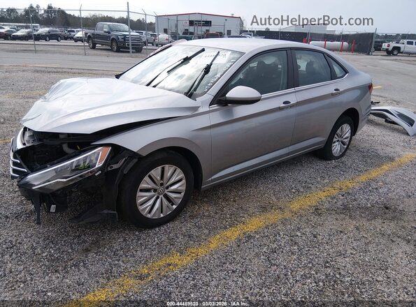 3VWCB7BU0KM272433 2019 VOLKSWAGEN JETTA Silver Передня ліва чверть
