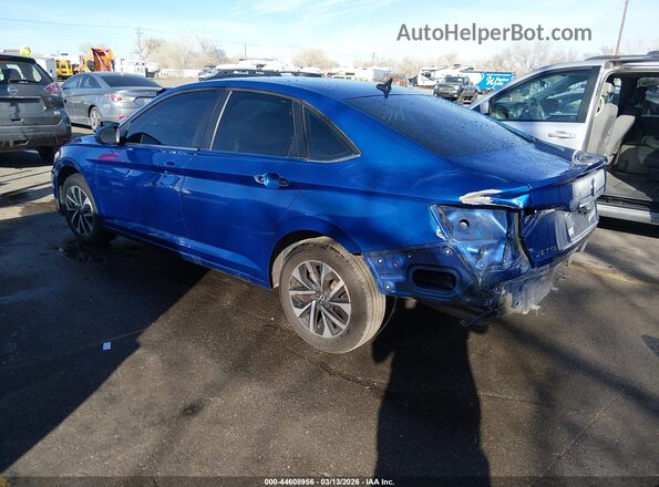 3VWCM7BU4NM004662 2022 VOLKSWAGEN JETTA Blue Rear left