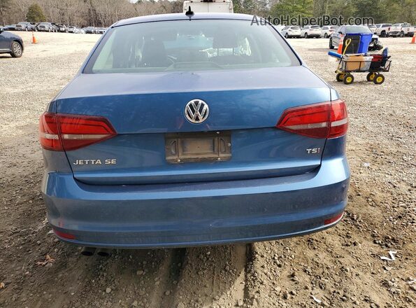 3VWDB7AJ9HM238737 2017 VOLKSWAGEN JETTA Blue Rear view