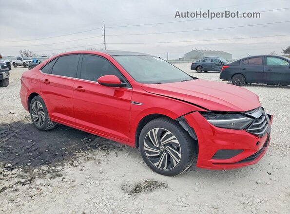 3VWE57BU4MM000700 2021 VOLKSWAGEN JETTA Red Front right
