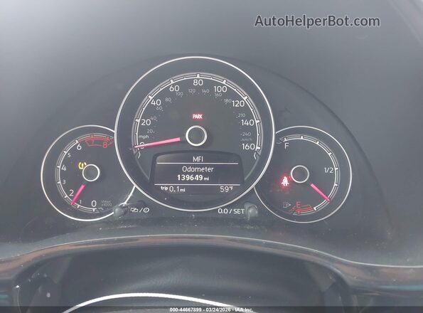 3VWF17AT2HM617057 2017 VOLKSWAGEN BEETLE Black უკანა სავარძლების ხედი