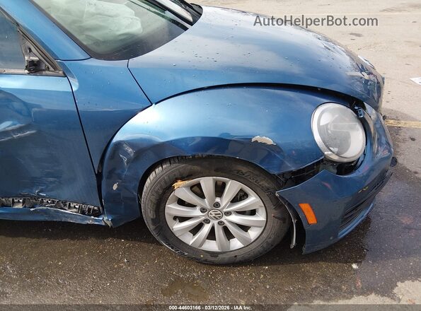 3VWF17AT9HM624264 2017 VOLKSWAGEN BEETLE Blue Вид спереду