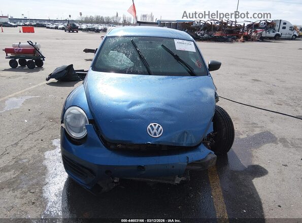 3VWF17AT9HM624264 2017 VOLKSWAGEN BEETLE Blue Вид задньої частини салону