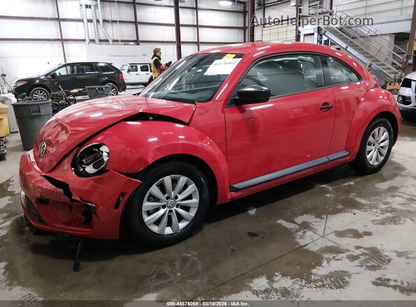 3VWFD7AT1JM707488 2018 VOLKSWAGEN BEETLE Red Przód lewy