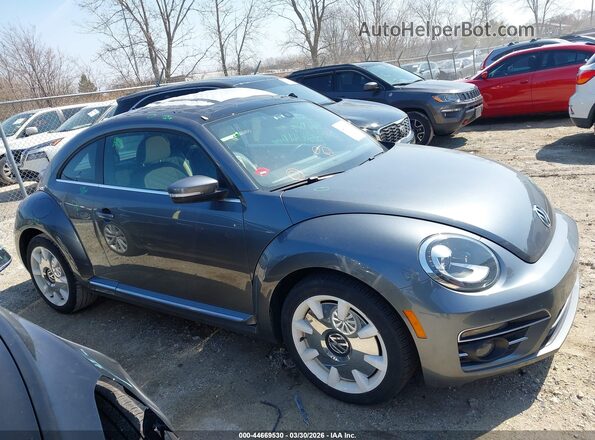 3VWFD7AT1KM704513 2019 VOLKSWAGEN BEETLE Gray 