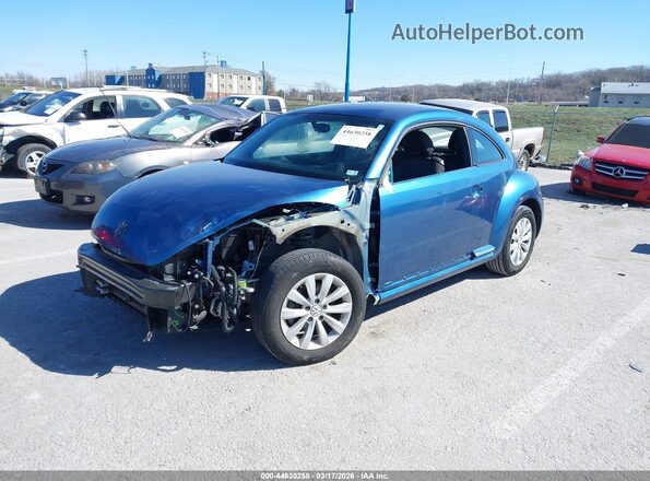3VWFD7AT2KM712717 2019 VOLKSWAGEN BEETLE Blue 