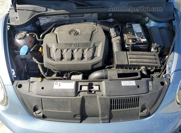 3VWFD7AT2KM719232 2019 VOLKSWAGEN BEETLE Blue 