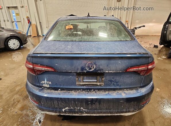 3VWG57BU5MM096068 2021 VOLKSWAGEN JETTA Blue Widok z tyłu