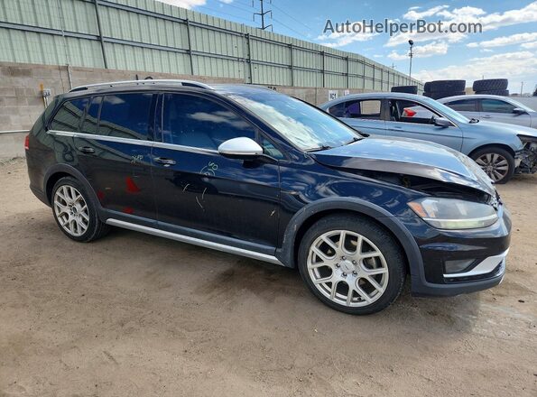 3VWM17AU4JM756855 2018 VOLKSWAGEN GOLF Black Przód prawy