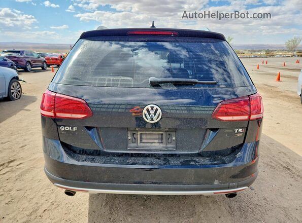 3VWM17AU4JM756855 2018 VOLKSWAGEN GOLF Black Widok z tyłu