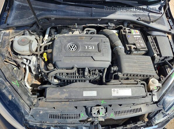 3VWM17AU4JM756855 2018 VOLKSWAGEN GOLF Black Widok wnętrza z tyłu