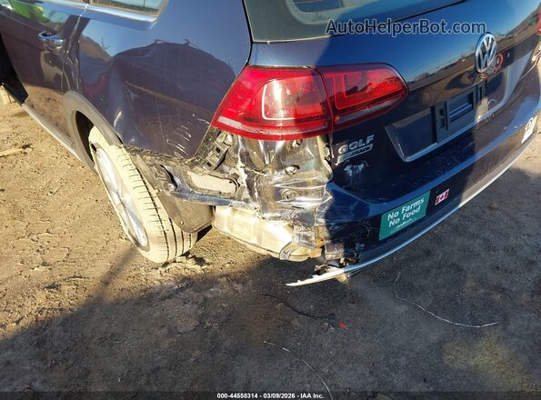 3VWM17AU8HM542817 2017 VOLKSWAGEN GOLF Blue Widok z przodu