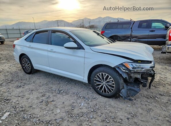 3VWN57BUXMM088409 2021 VOLKSWAGEN JETTA Белый Передняя правая четверть