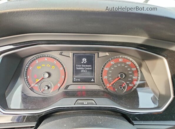 3VWN57BUXMM088409 2021 VOLKSWAGEN JETTA Белый Вид щитка приборов