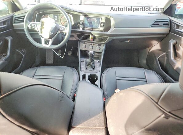 3VWN57BUXMM088409 2021 VOLKSWAGEN JETTA Белый Вид панели приборов
