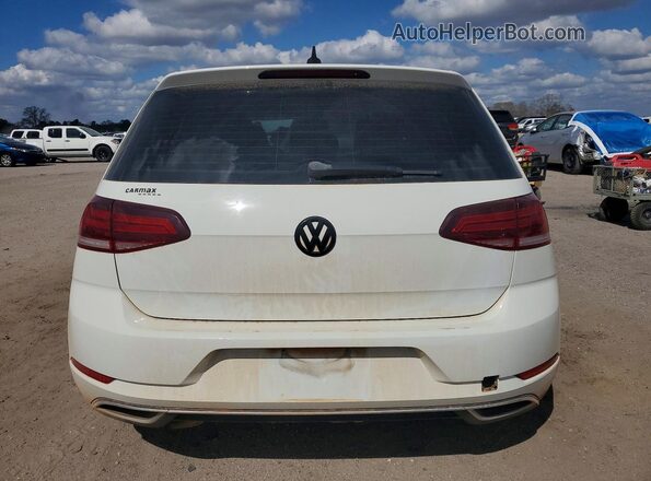 3VWW57AU8LM010540 2020 VOLKSWAGEN GOLF White Widok z tyłu