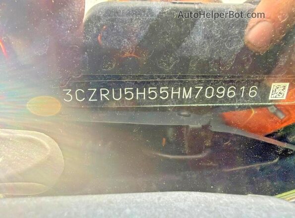 3CZRU5H55HM709616 2017 HONDA HR-V Green Widok wnętrza z tyłu