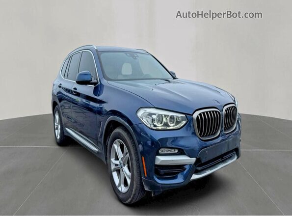 5UXTR7C5XKLF30580 2019 BMW X3 Blue 