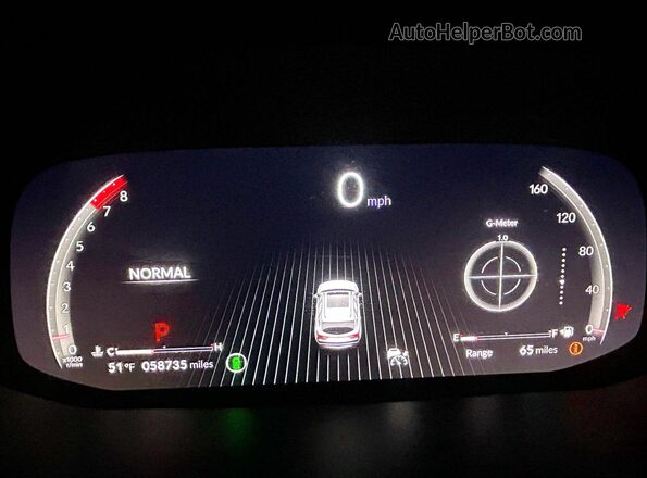 5J8YE1H05NL052052 2022 ACURA MDX White Widok zestawu wskaźników