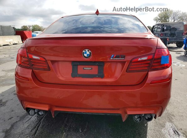 WBSFV9C57GD595500 2016 BMW M5 Orange Widok wnętrza z przodu