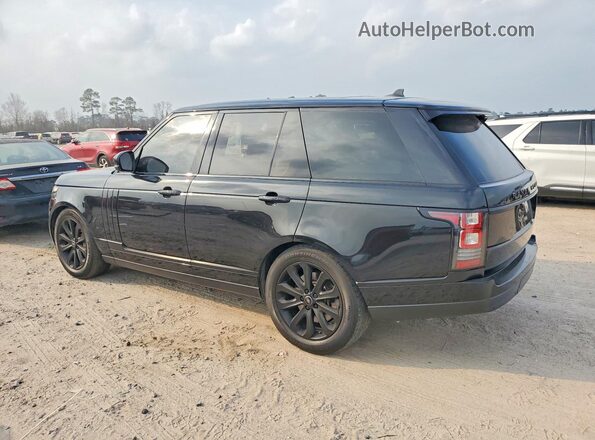 SALGS2PF3GA305634 2016 LAND ROVER RANGE ROVER Black უკანა მარჯვენა