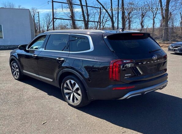5XYP6DHCXMG162768 2021 KIA TELLURIDE Black Front right