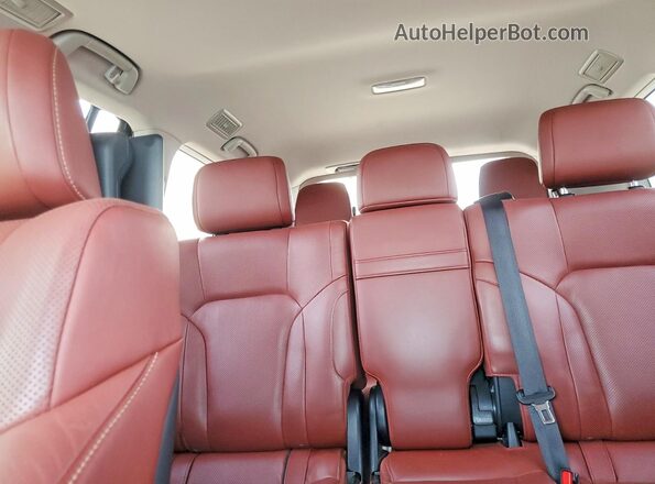 JTJHY7AX2K4285258 2019 LEXUS LX White უკანა სალონის ხედი