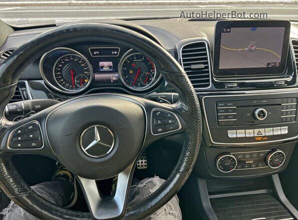 4JGED6EB1KA142762 2019 MERCEDES-BENZ GLE Black წინა პანელის ხედი