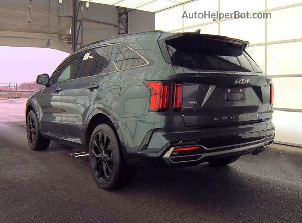 5XYRKDLF9NG112970 2022 KIA SORENTO Black Delantero derecho