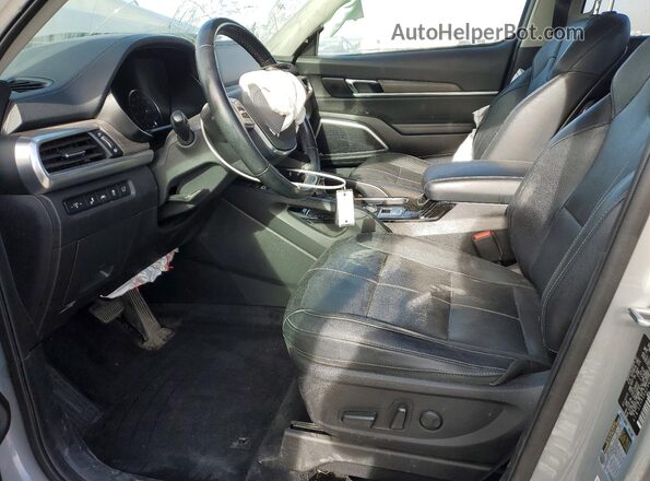 5XYP3DHC9NG230195 2022 KIA TELLURIDE Gray Widok wnętrza z przodu