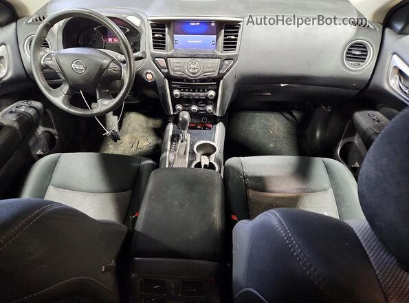5N1DR2MN8HC612073 2017 NISSAN PATHFINDER Gray Սարքավորումների վահանակի տեսք