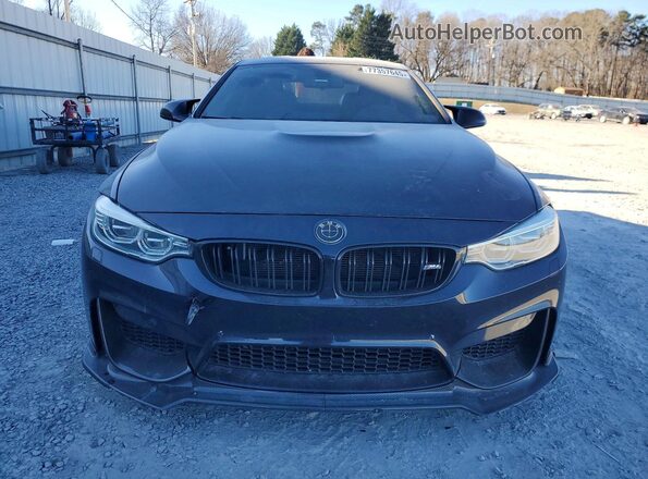 WBS3R9C51GK336150 2016 BMW M4 Black Вид ззаду