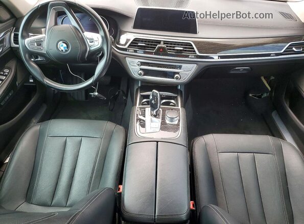 WBA7E2C5XHG740075 2017 BMW 7 SERIES Gray Instrument cluster view
