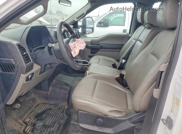 1FT7X2A67NEE88446 2022 FORD F250 White Вид салону спереду