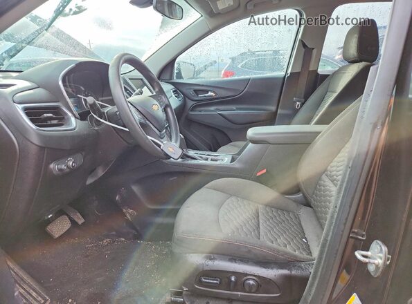 2GNAXUEV9K6121154 2019 CHEVROLET EQUINOX Черный Вид салона спереди