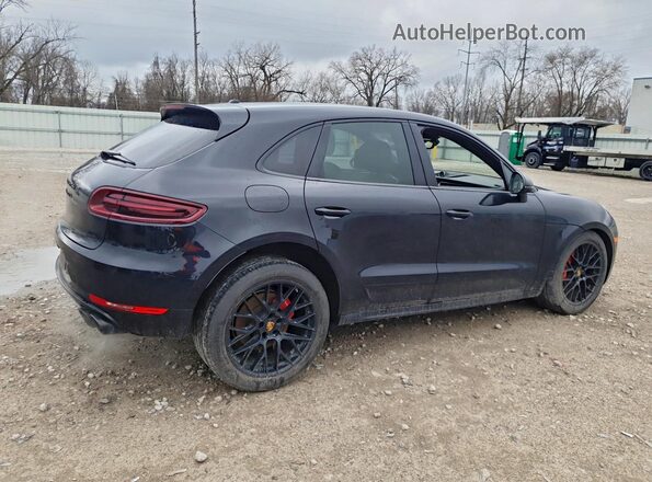 WP1AG2A56HLB55313 2017 PORSCHE MACAN Black Przód prawy