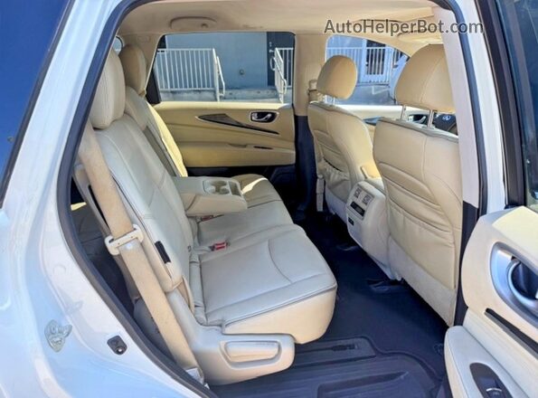 5N1DL0MN4LC547527 2020 INFINITI QX60 White Vista del compartimento del motor