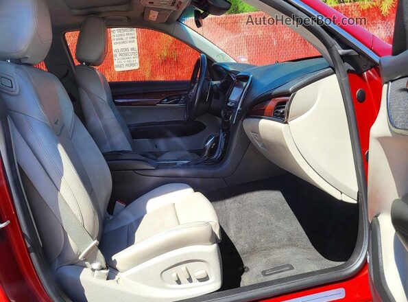 1G6AH1RX6G0131871 2016 CADILLAC ATS Red Widok z tyłu