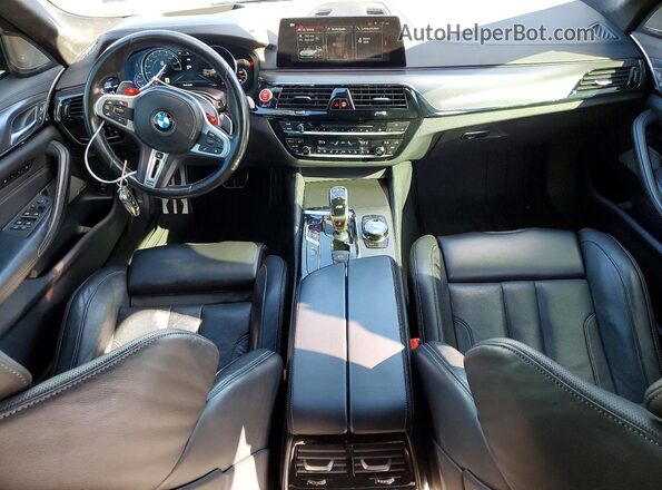 WBSJF0C53KB284461 2019 BMW M5 Green Vista del cuadro de instrumentos