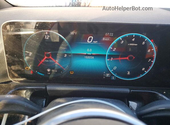W1N4N4HB8NJ317485 2022 MERCEDES-BENZ GLA White უკანა სავარძლების ხედი