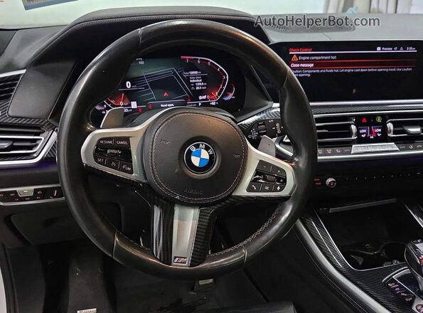 5UXCR4C08L9B00161 2020 BMW X5 White Սարքավորումների վահանակի տեսք