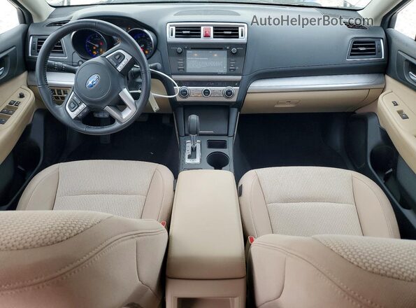 4S4BSBHC4G3237902 2016 SUBARU OUTBACK Gray ხელსაწყოთა პანელის ხედი