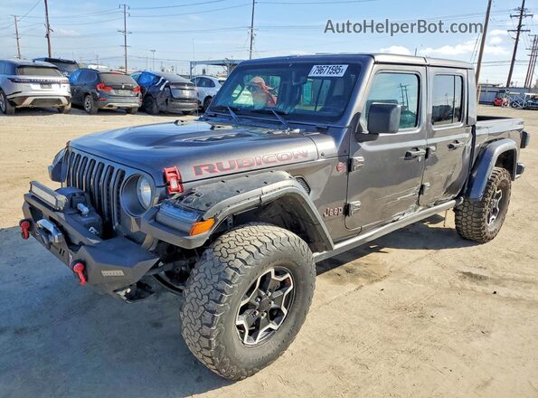 1C6JJTBG9NL135990 2022 JEEP GLADIATOR Серый Задняя левая четверть