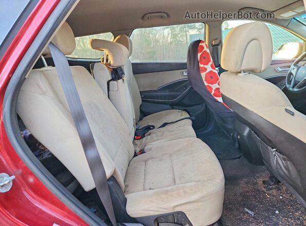 KM8SMDHF5GU143294 2016 HYUNDAI SANTA Red Вид підкапотного простору