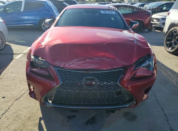 JTHSZ5DC4M5010618 2021 LEXUS RC Red უკანა ხედი