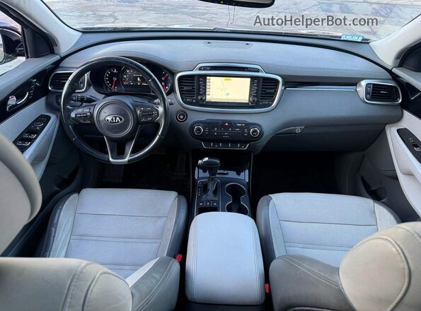 5XYPKDA56GG030215 2016 KIA SORENTO Black Widok tylnych siedzeń