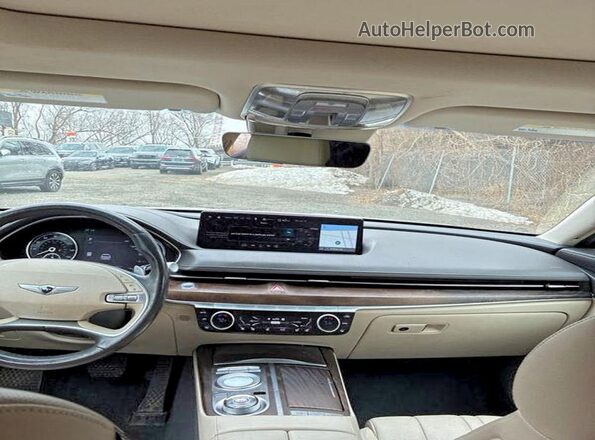 KMTGB4SC2NU092298 2022 GENESIS G80 Белый Вид задних сидений